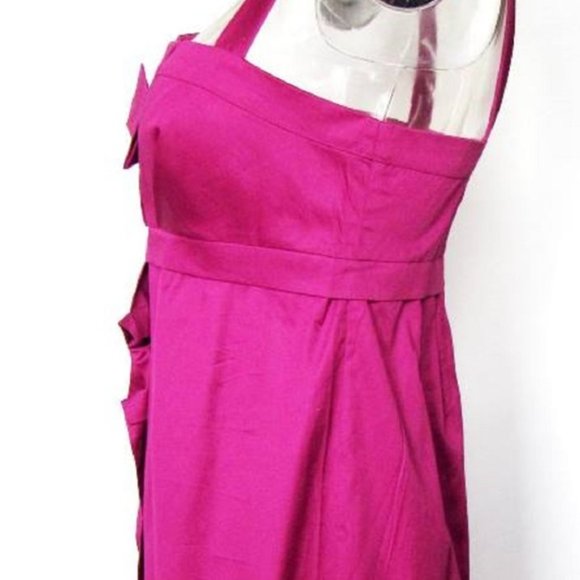 Rare LIU JO Italy Hot Pink Magenta Mini Pencil Dress M $399 - European Fashion! - Picture 3 of 5